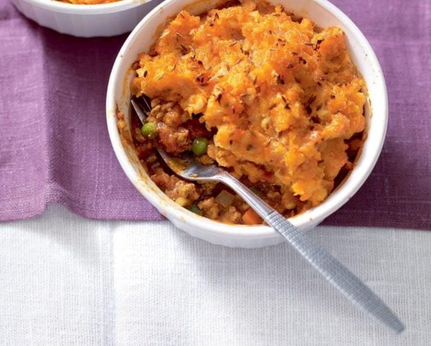 Spiced parsnip and carrot shepherd’s pie