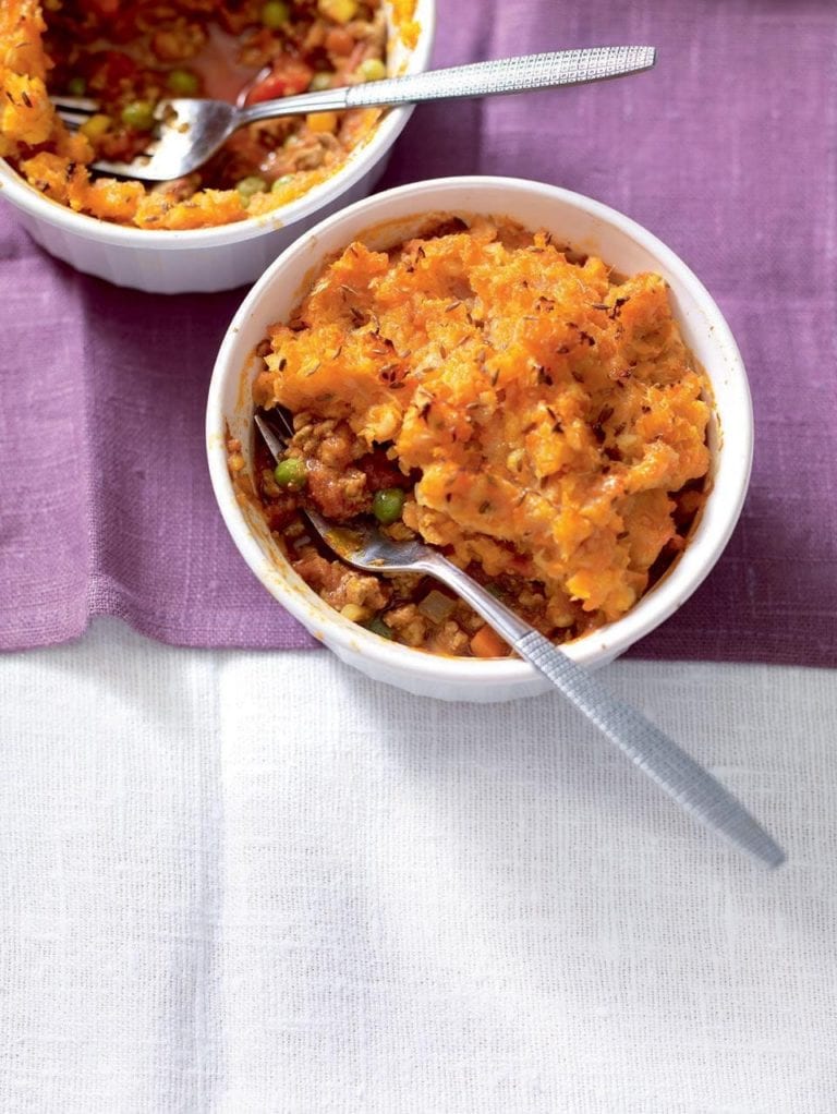 Spiced parsnip and carrot shepherd’s pie