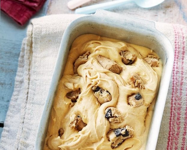 Toasted nut and demerara ice cream