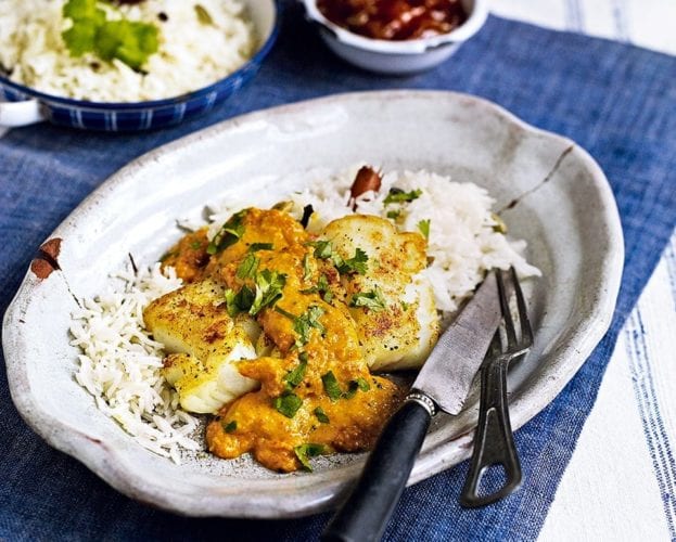 Monkfish curry