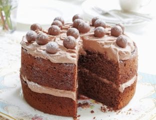 Mary Berry’s malted chocolate cake