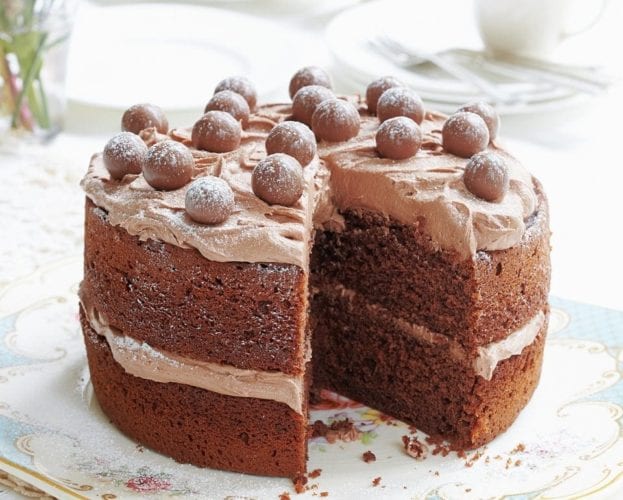 Mary Berry’s malted chocolate cake