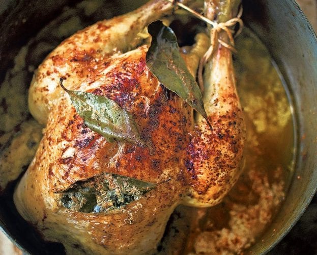Diana Henry’s Mexican chicken and pumpkin with pepita pesto