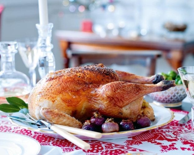 Haggis-stuffed turkey