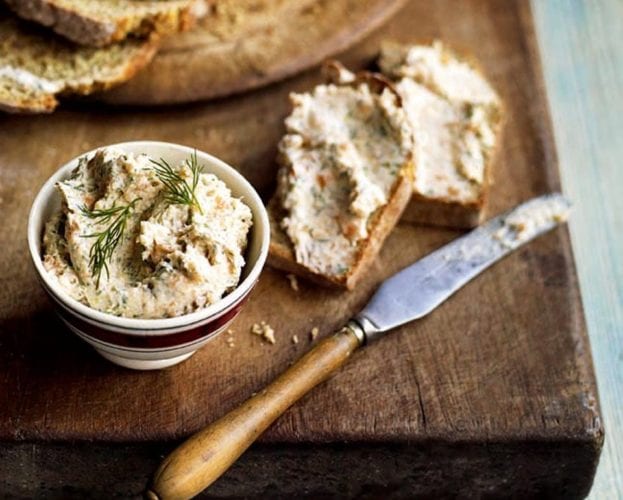 Caraway and sesame rye crackers