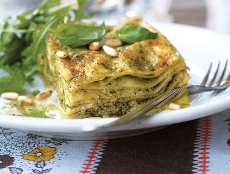 Pesto lasagne