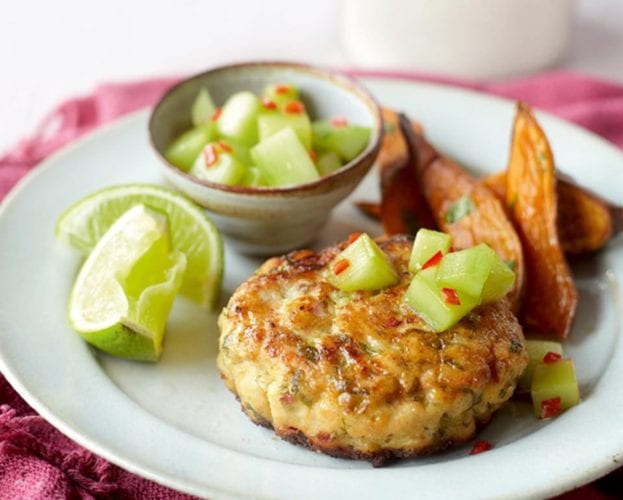 Mexican chicken burgers