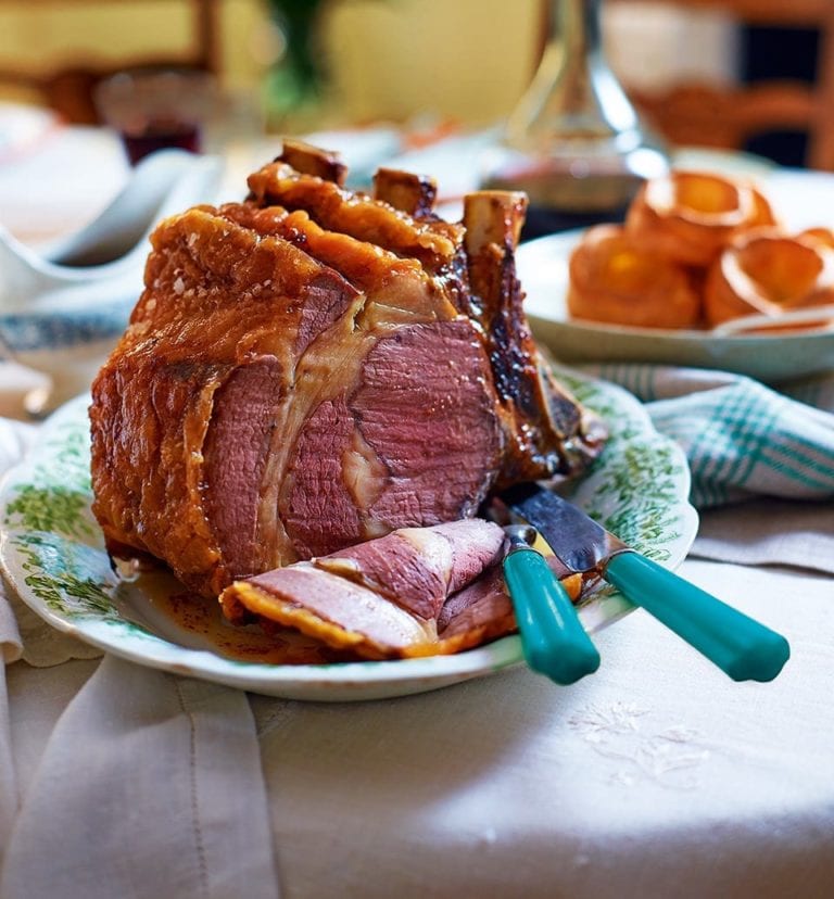 Raymond Blanc’s rib of beef with red wine sauce