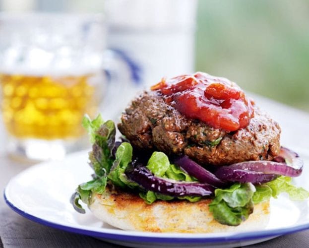 Spicy burgers