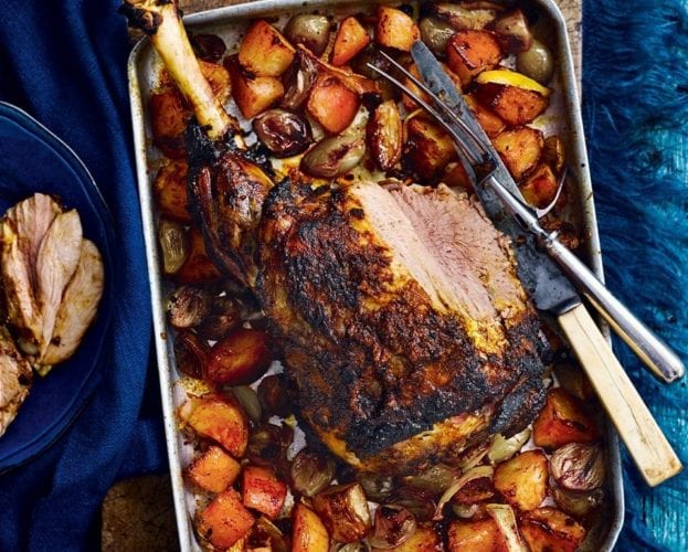 Spiced leg of lamb recipe