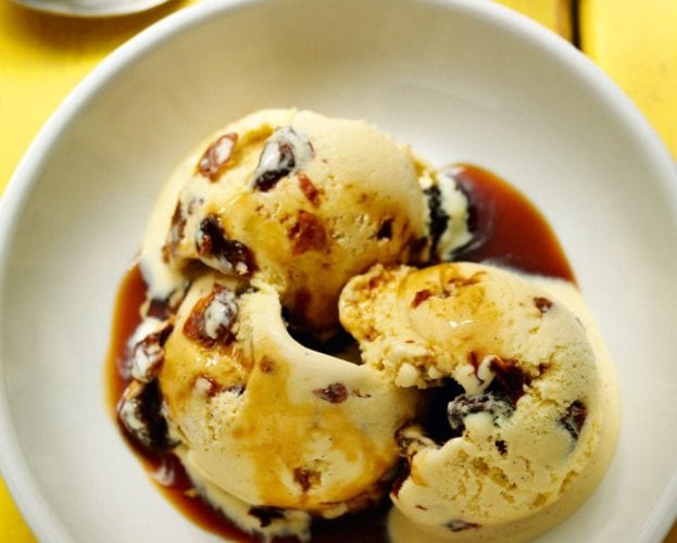 Rick Stein’s Malaga raisin ice cream with Pedro Ximénez sherry