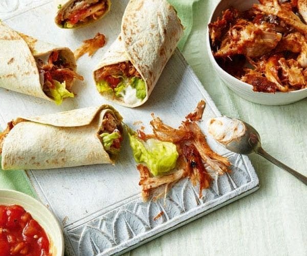 mexican pork wraps