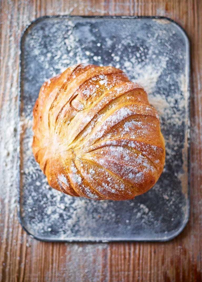 White bread loaf