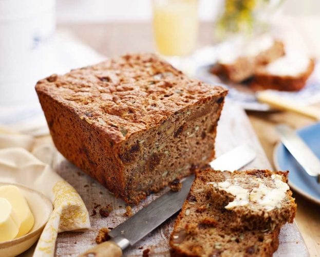 Swirled butternut squash, feta and sage loaf