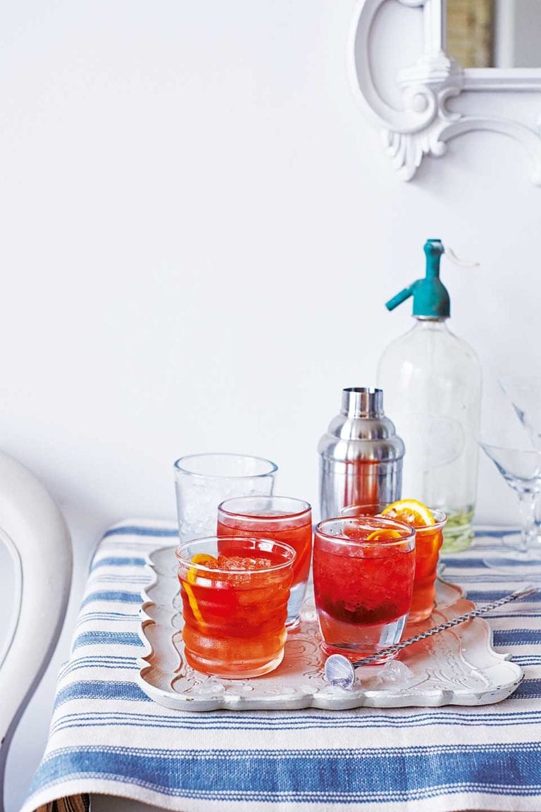 Campari whiskey cocktail