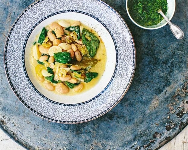 white bean stew