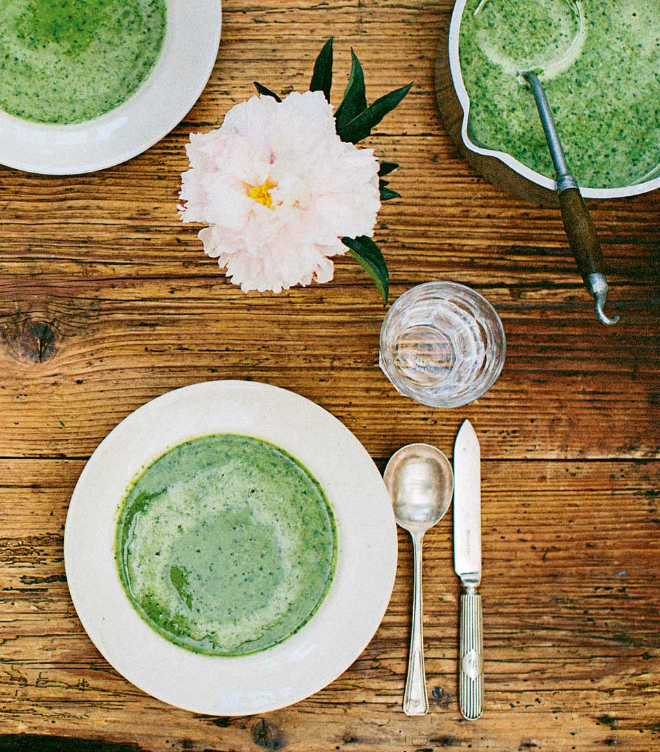 Lettuce soup recipe delicious. magazine