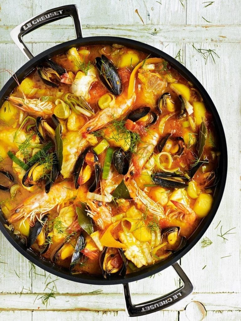 Bouillabaisse with fennel and bay