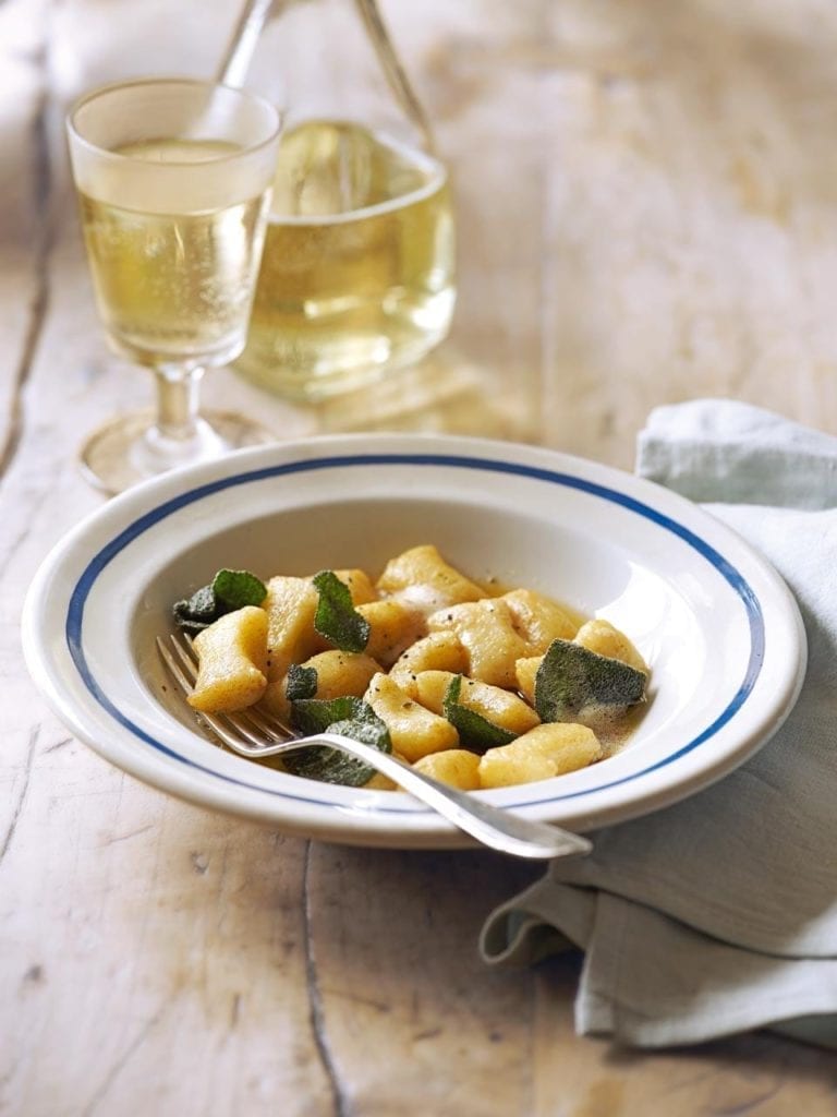 Gnocchi with brown butter and sage