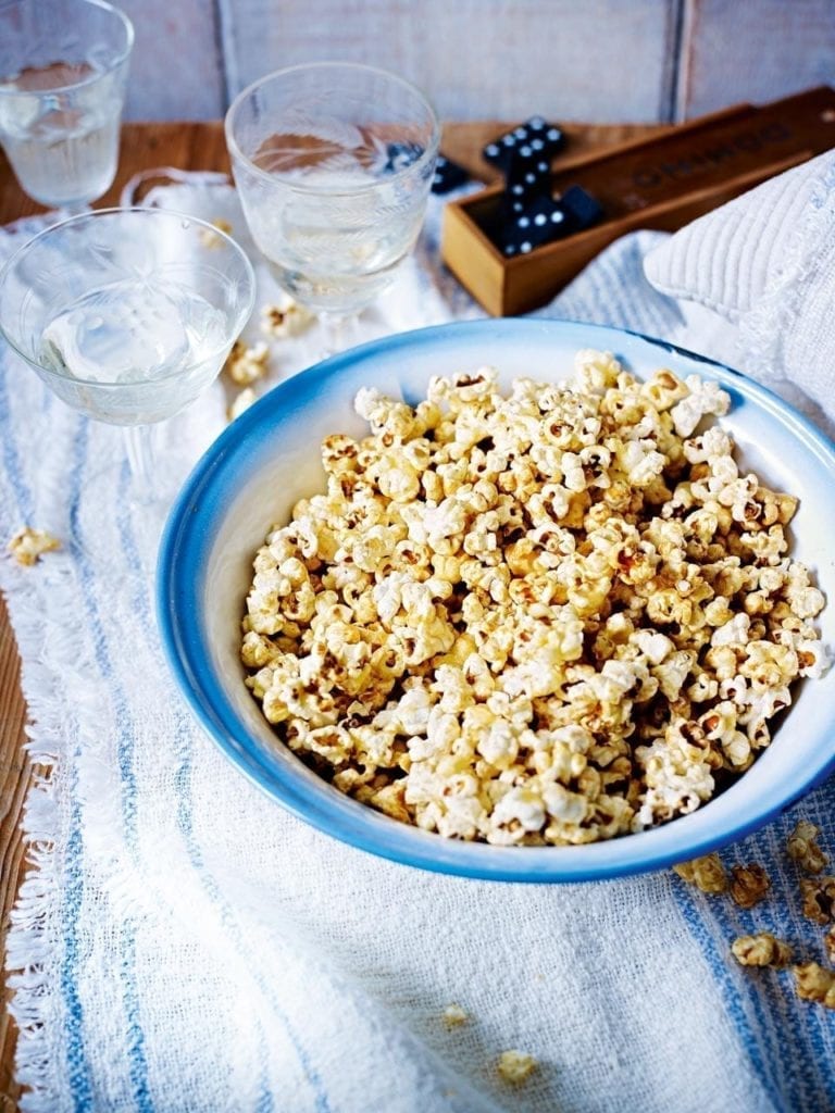 Salted brown-butter and maple popcorn