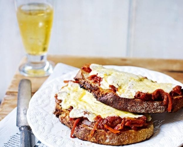 Kimchi cheese on toast