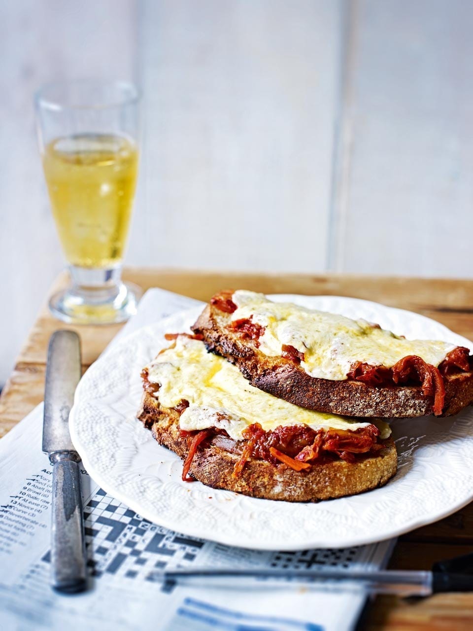 Kimchi cheese on toast recipe delicious. magazine
