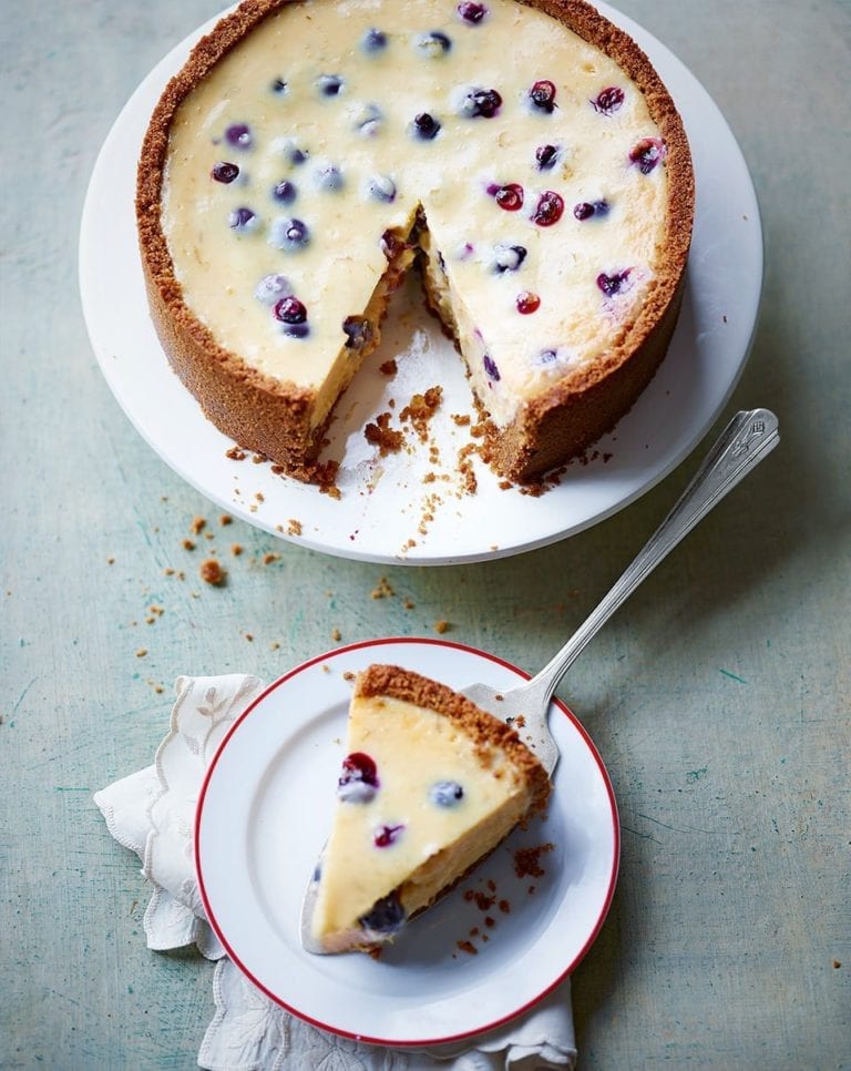 Blueberry key lime pie