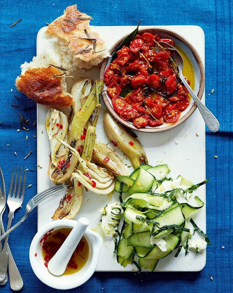 Vegetable antipasti recipe | delicious. magazine