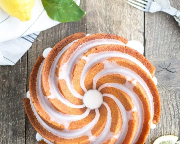 Lemon drizzle bundt cake