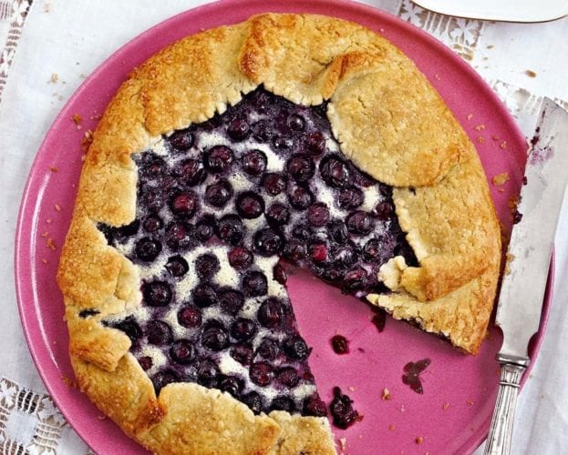 blueberry galette