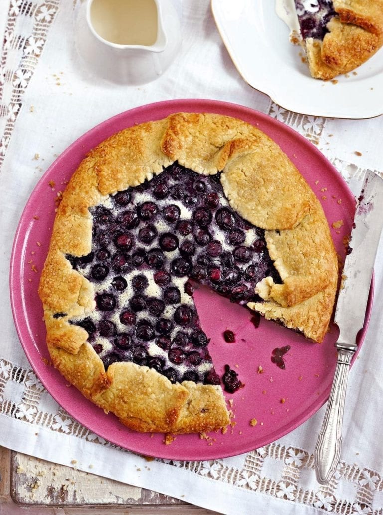 Blueberry galette