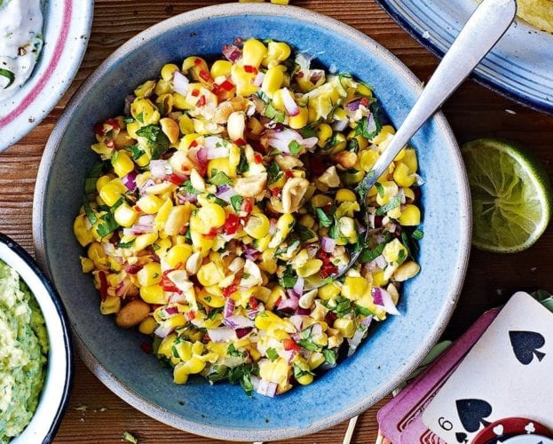 Sweetcorn and chilli relish