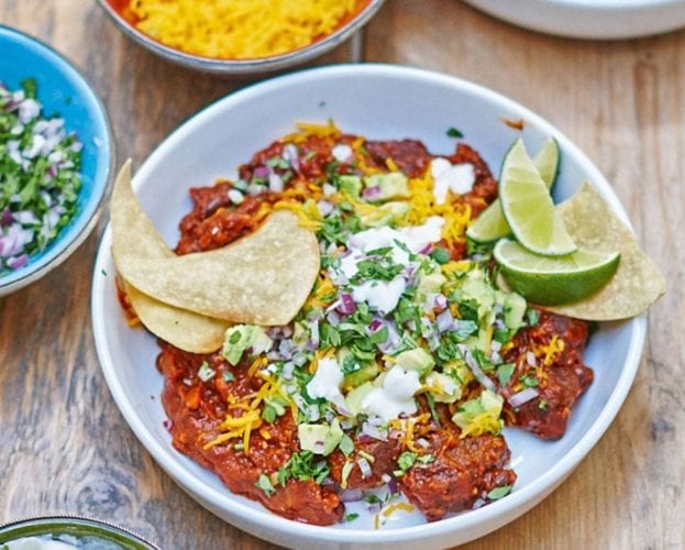 Smoky beef chilli