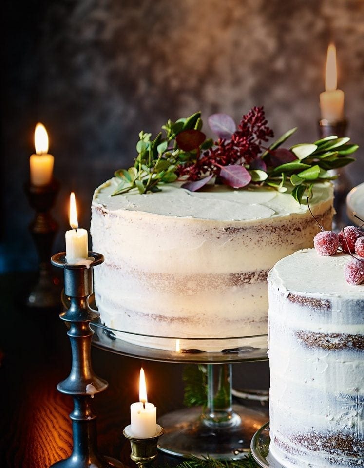 Chocolate and ginger cake with sweet sherry buttercream