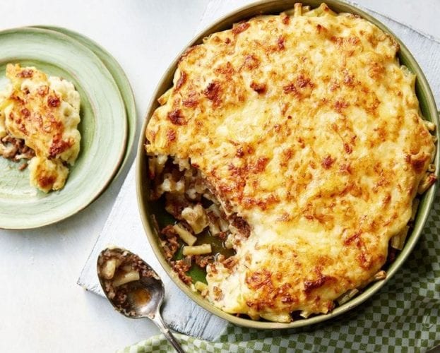 Turkish macaroni cheese (firin makarna)