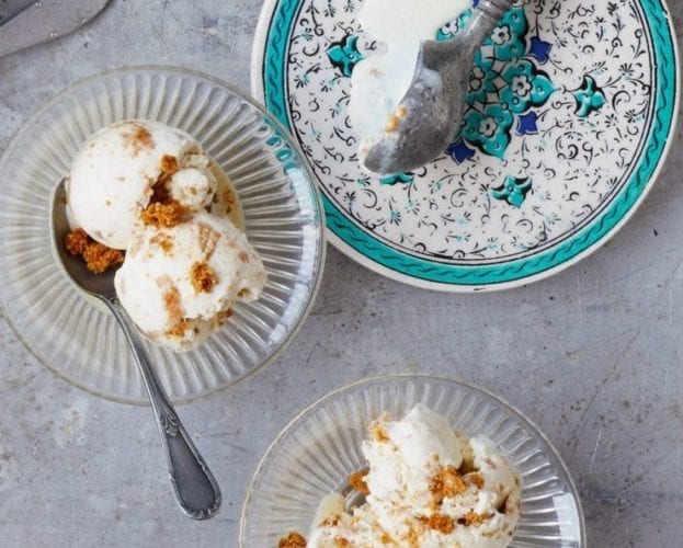 Cinnamon and ginger semifreddo