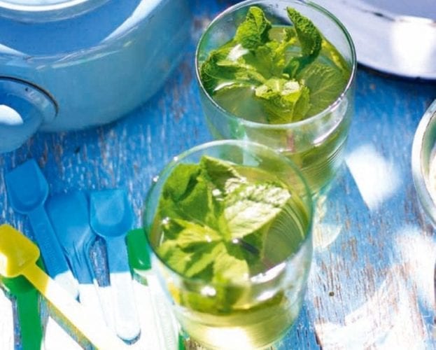 North African-style mint tea