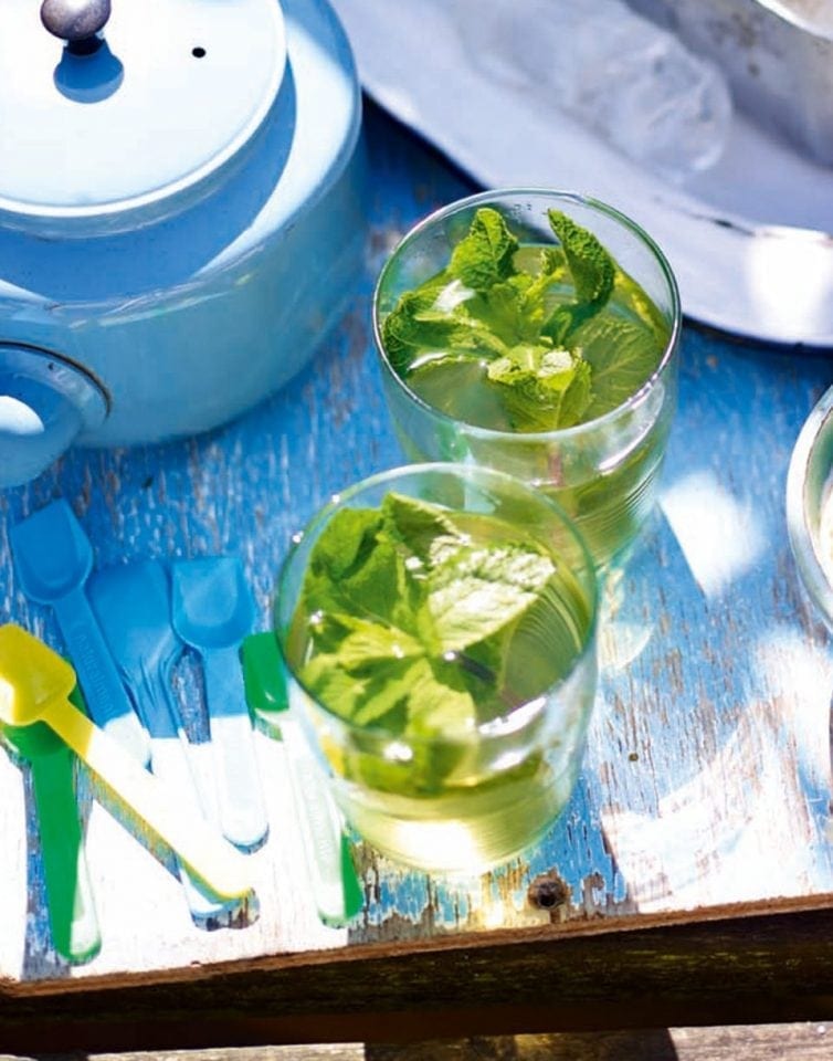 North African-style mint tea