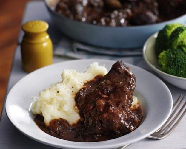 Rich ox cheek stew