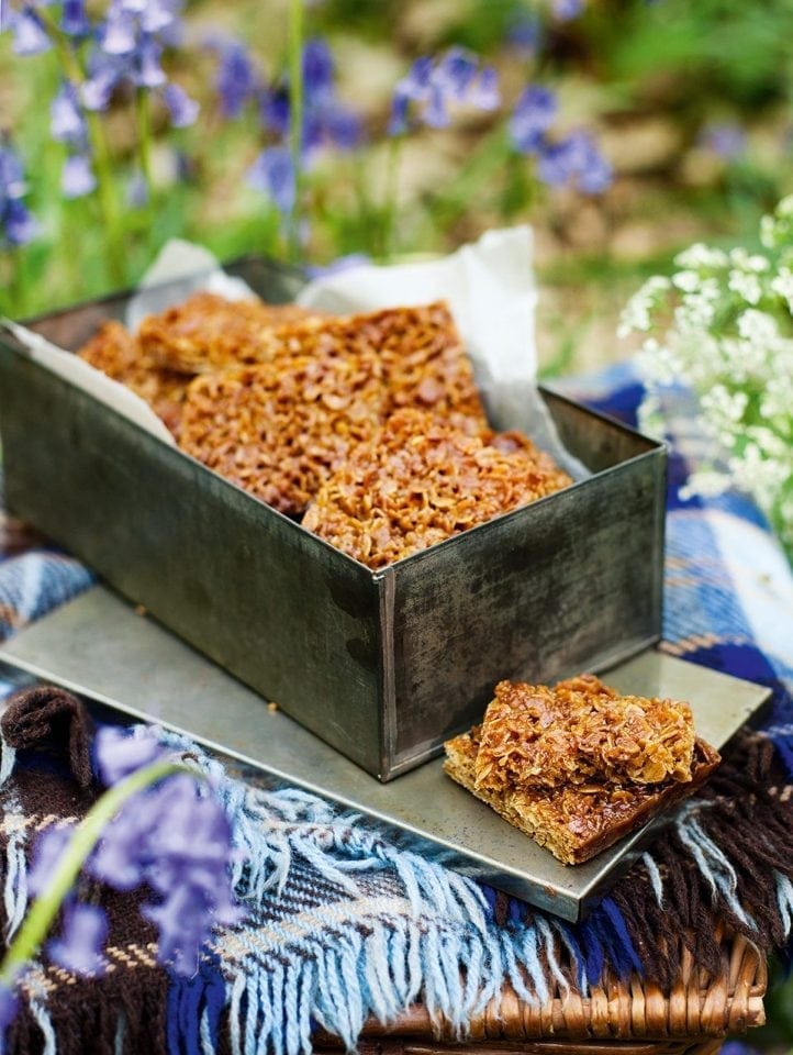 Pecan flapjacks