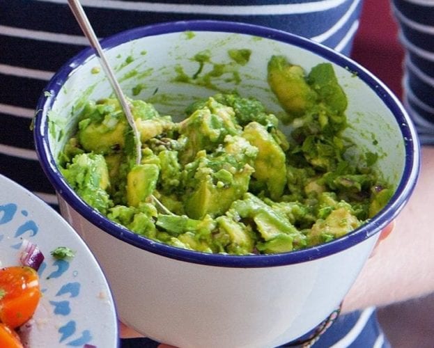 Spicy guacamole