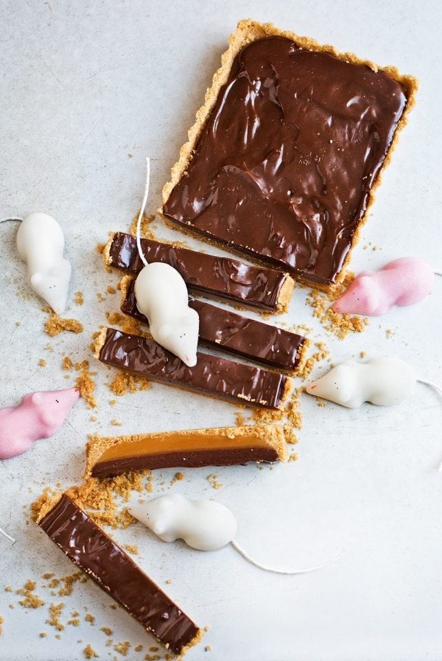 Giant Twix tart