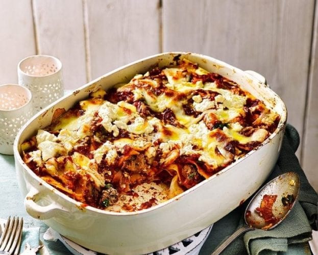 The big meatball lasagne