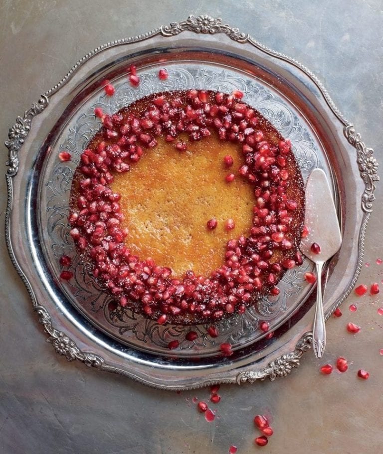 Eric Lanlard’s clementine and pomegranate cake (gluten-free)