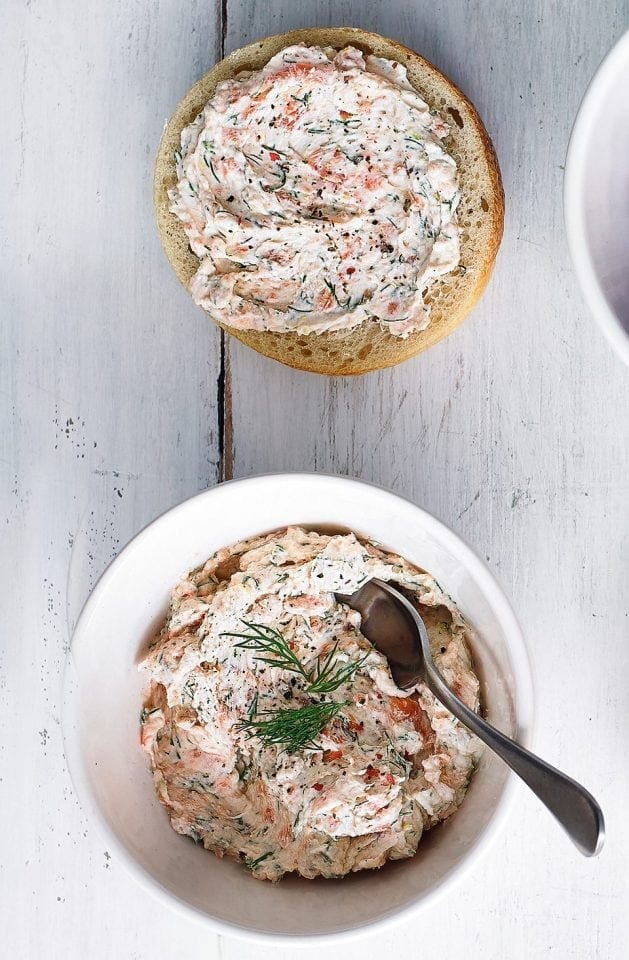 Smoked salmon and dill dip