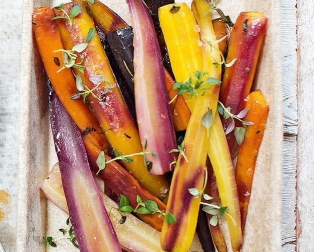Carrots with thyme and chilli