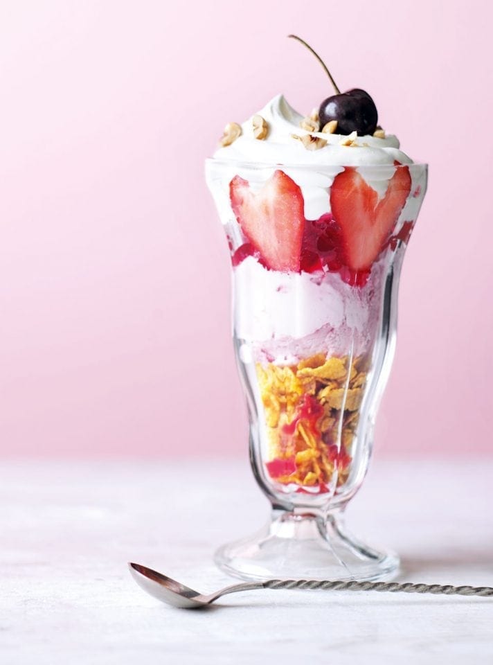 Healthier knickerbocker glory