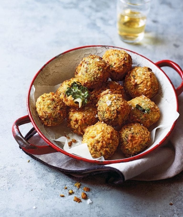 Healthier croquetas