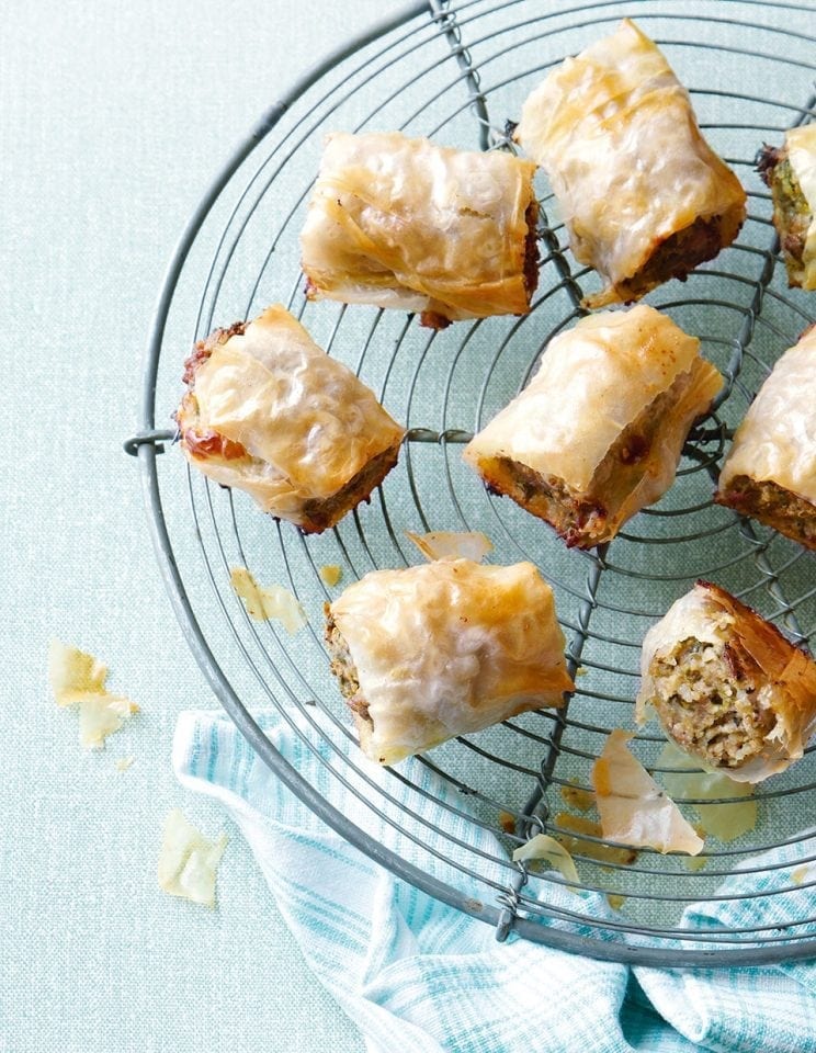 Healthier sausage rolls