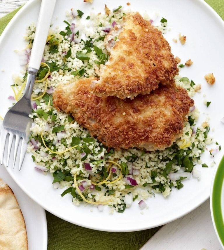 Breaded pork chops (pork Milanese)